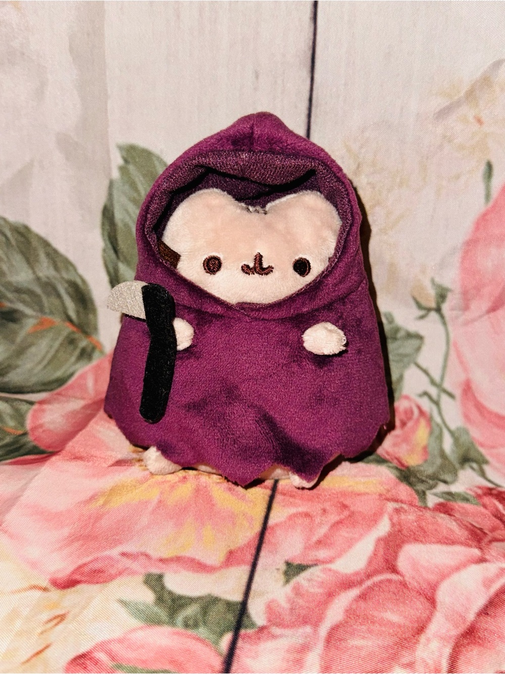 Pusheen Grim Reaper Halloween Plush 5 Inches No Tag Gund
